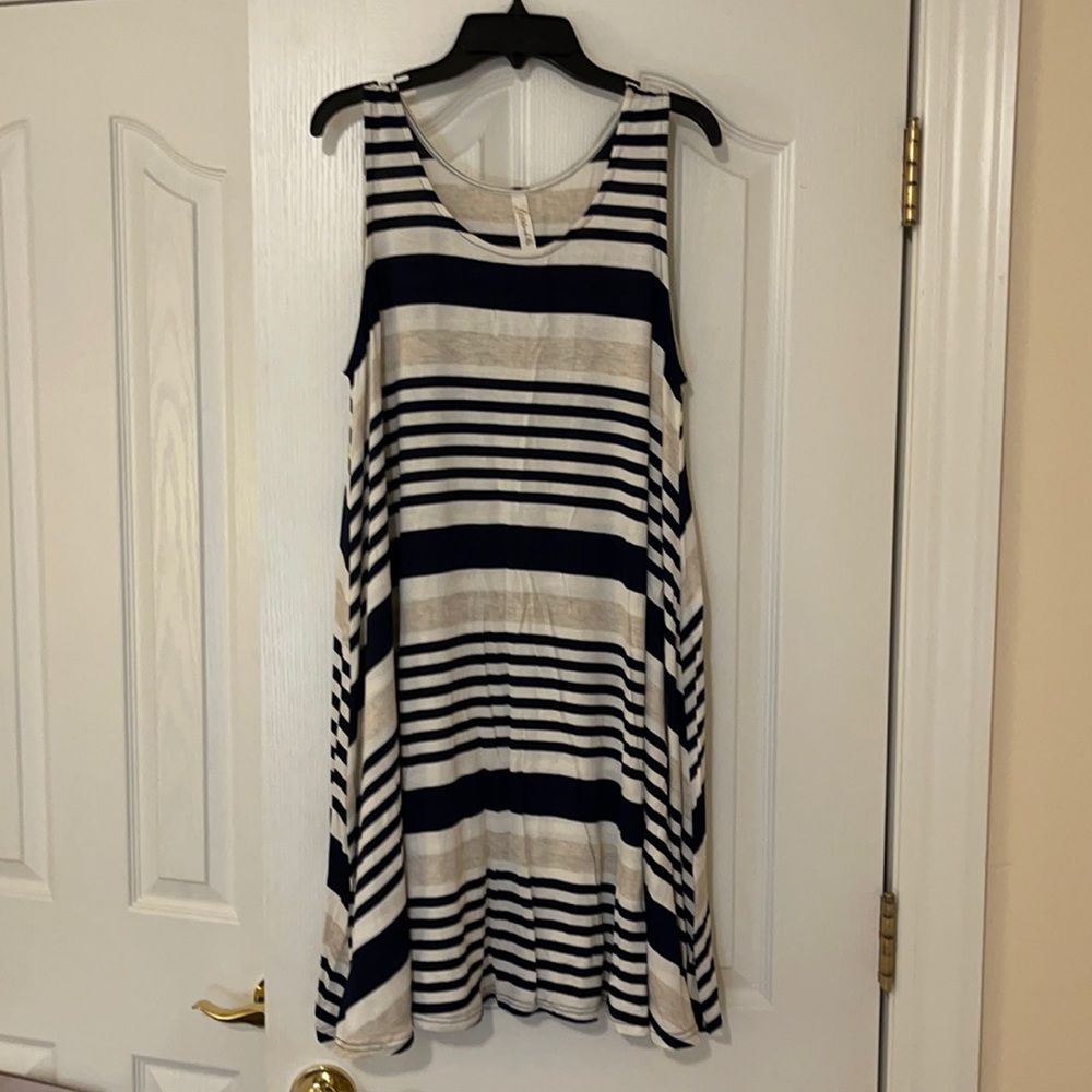 Sleeveless Swing Dress